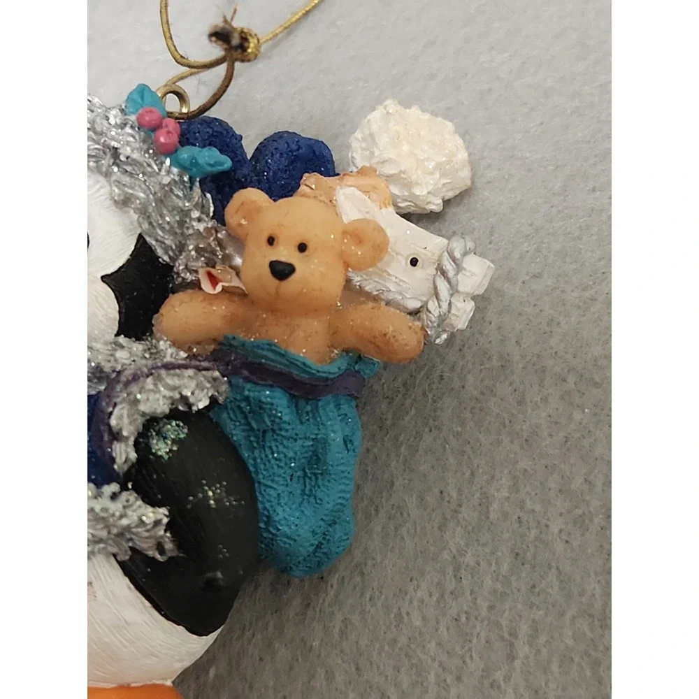 Lot Of 3 Christmas Penguin Ornaments